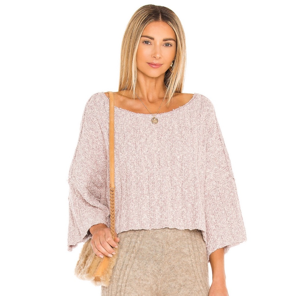 Free People | Good Day Pullover in Mauve Mousse